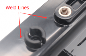 Lỗi sản phẩm ép nhựa lỗi đường hàn (weld line) 